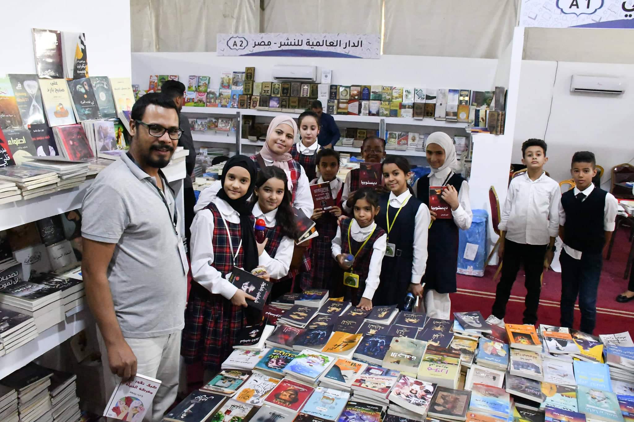 زيارة المؤسسات التعليمية ببنغازي إلى المعرض الدولي للكتاب