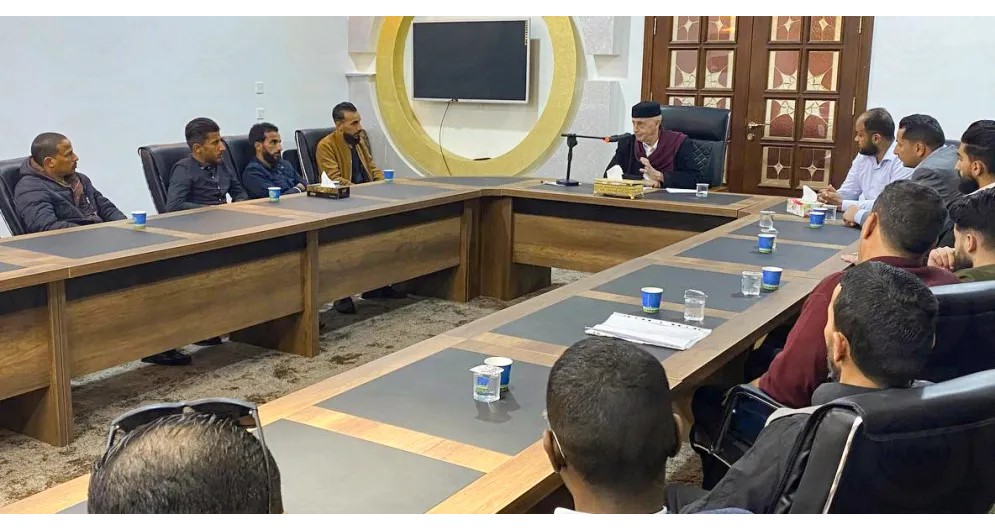 عقيلة يلتقي ممثلين عن الاتحادات والروابط الشبابية بمختلف مناطق ليبيا