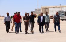 رئيس شركة إعمار ليبيا القابضة يتفقد مطار طبرق الدولي