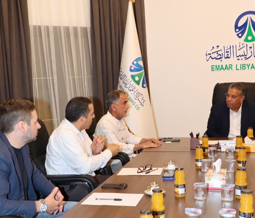 رئيس مجلس إدارة ليبيا القابضة يلتقي بوفد من شركة Oil Plus