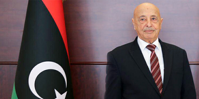 فخامة رئيس مجلس النواب يُبارك توحيد مصرف ليبيا المركزي