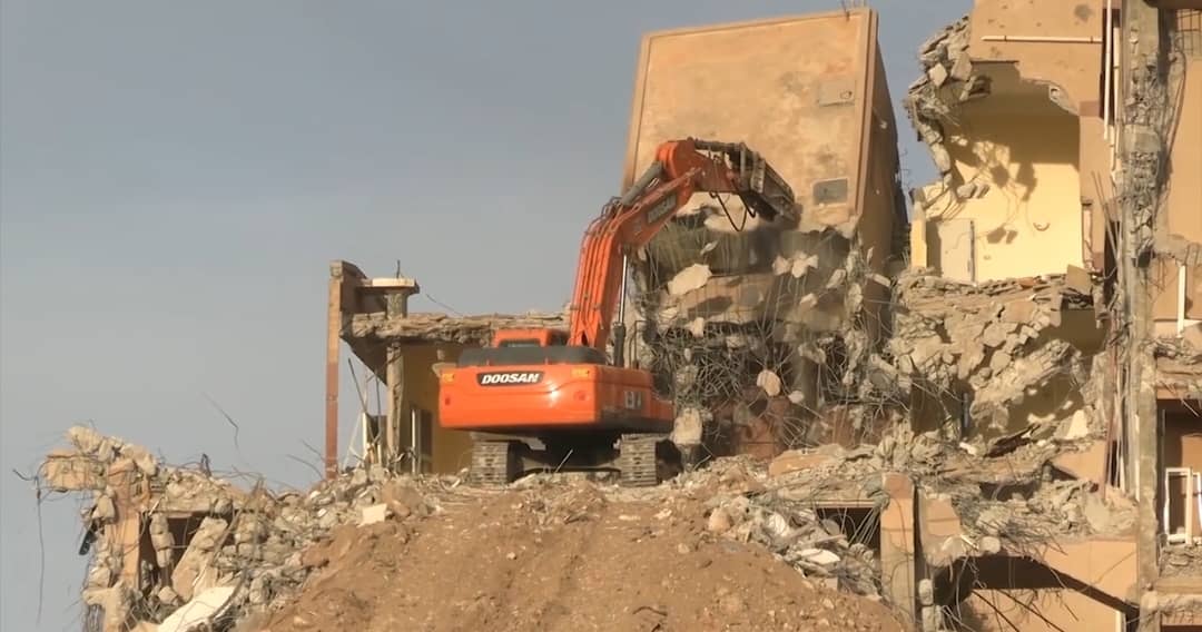 استمرار أعمال لجنة حصر وتقييم الأضرار بمدينة درنة