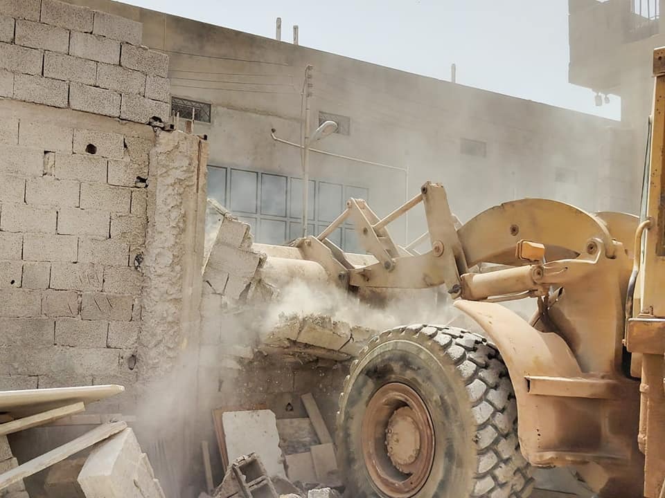 حملات أمنية لإزالة التعديات والعشوائيات في بنغازي