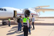 وفد من شركات الطيران المحلية يصل مطار خليج سرت الدولي لتقييم أداء المراحل التنفيذية للمطار