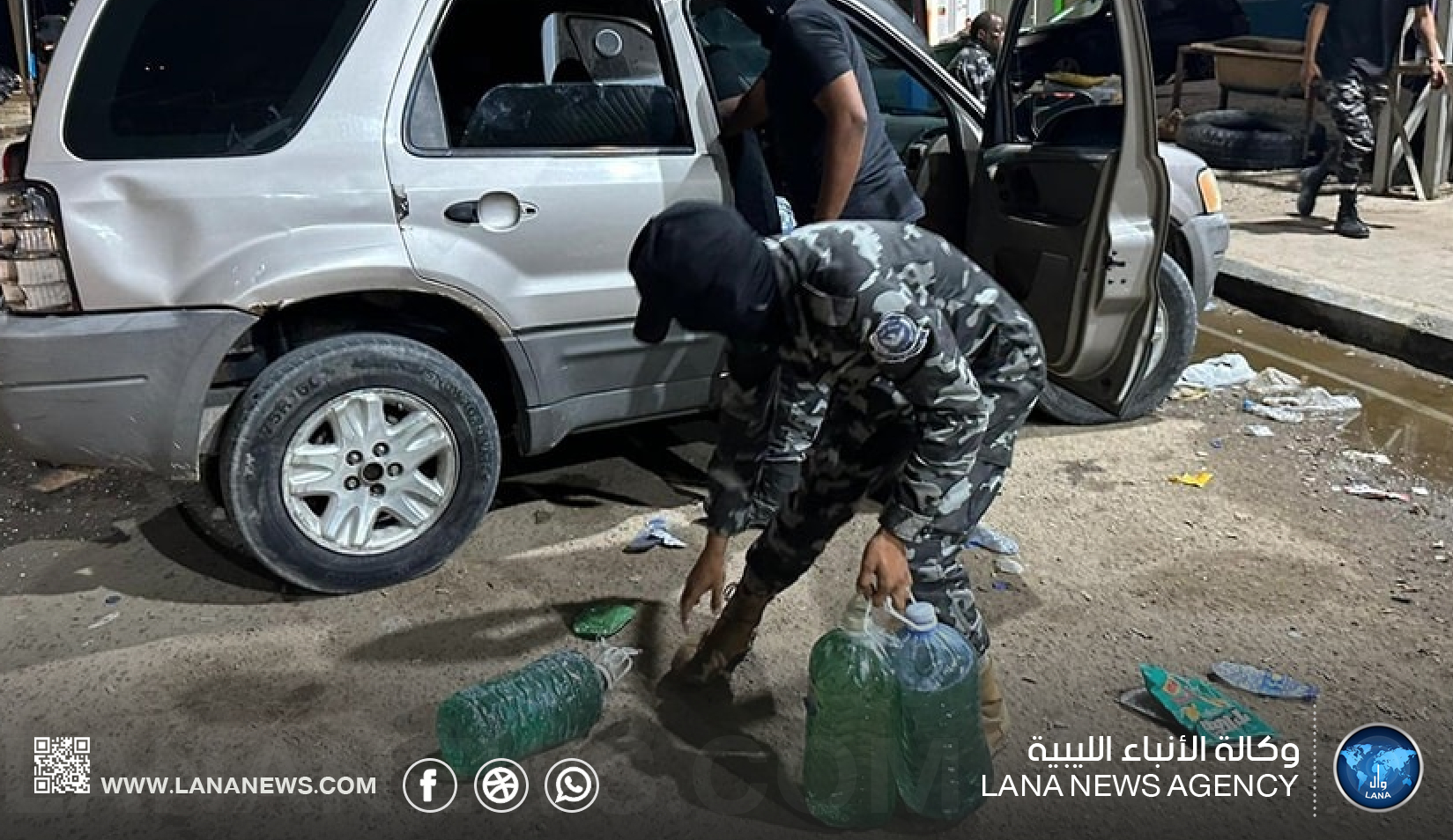 استمرار محاولات تهريب الوقود والسلع عبر منفذ راس جدير رغم الإجراءات المشددة