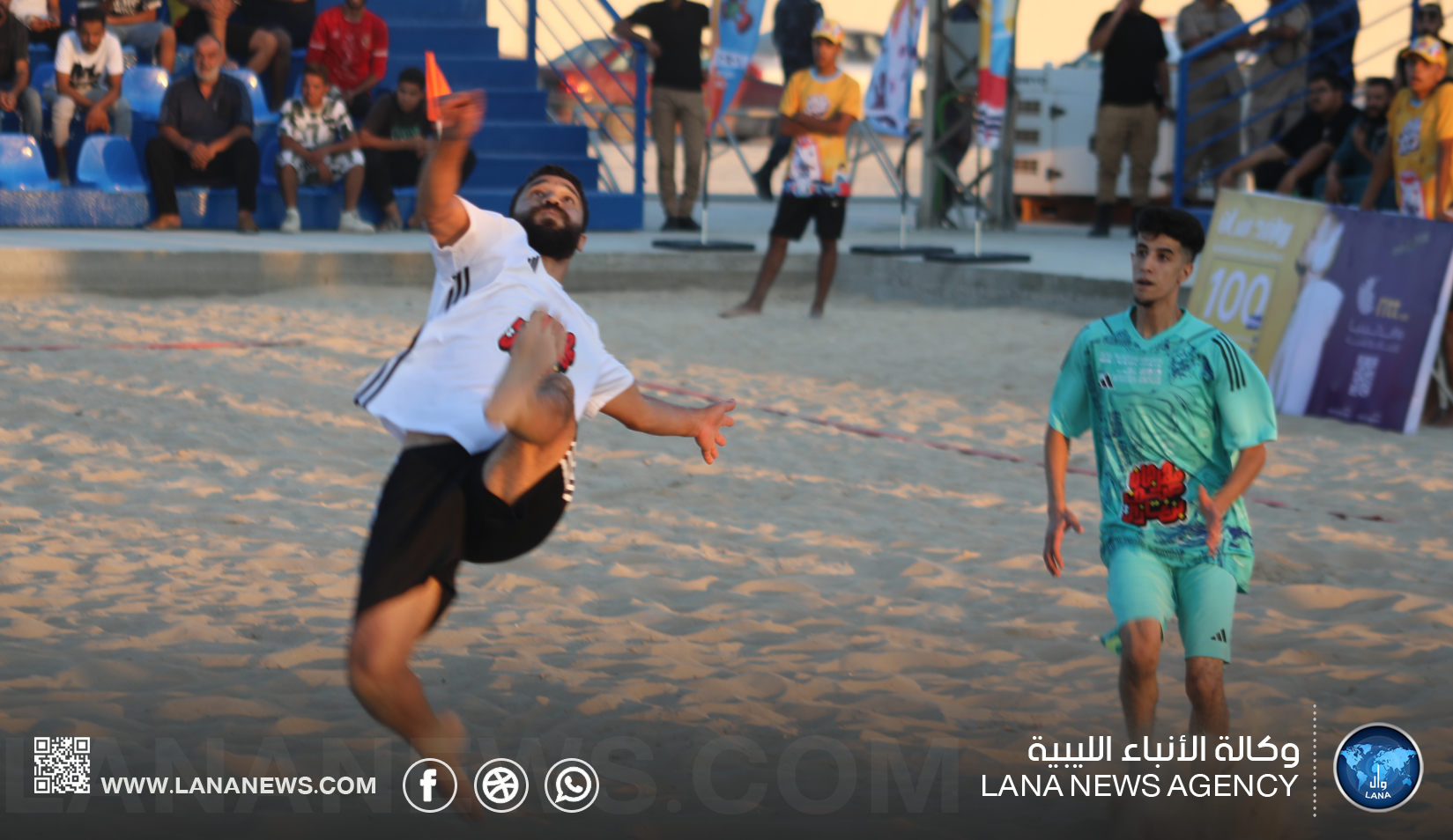 انطلاق منافسات دوري كرة القدم الشاطئية ضمن مهرجان صيف بنغازي