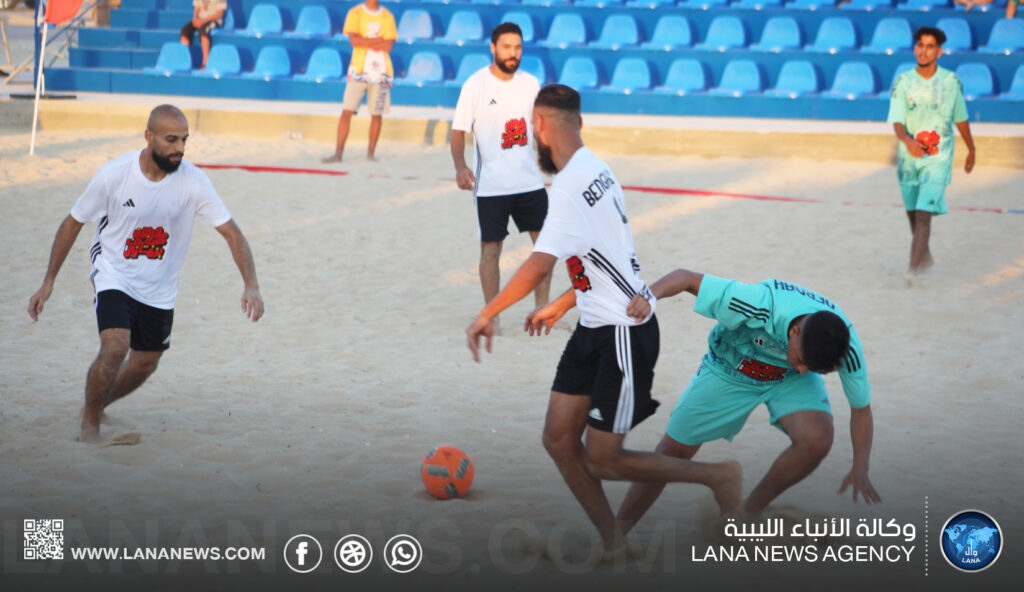 انطلاق منافسات دوري كرة القدم الشاطئية انطلاق ضمن مهرجان صيف بنغازي