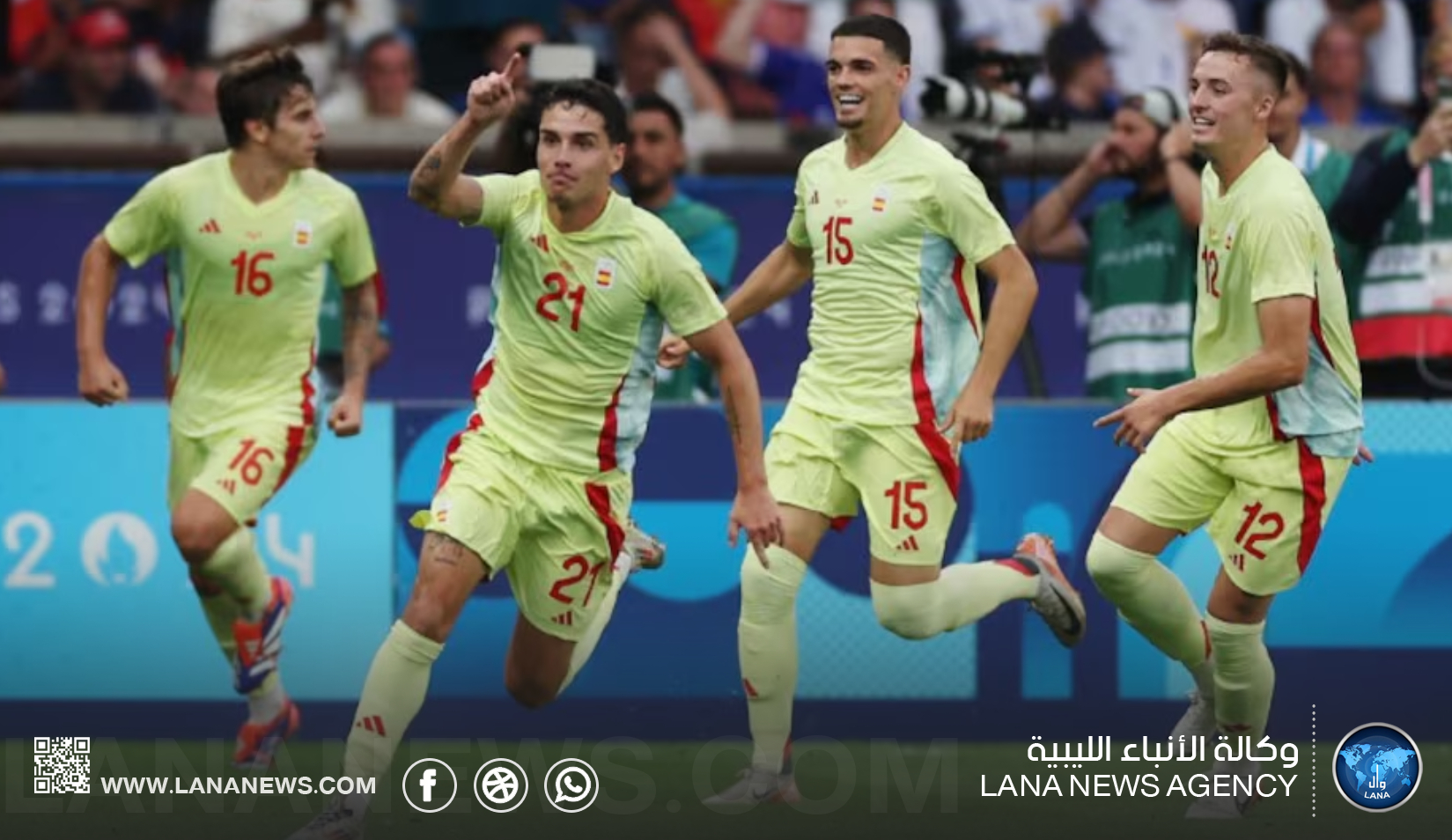 إسبانيا تتغلب على فرنسا وتحرز الميدالية الذهبية بأولمبياد باريس في كرة القدم رجال