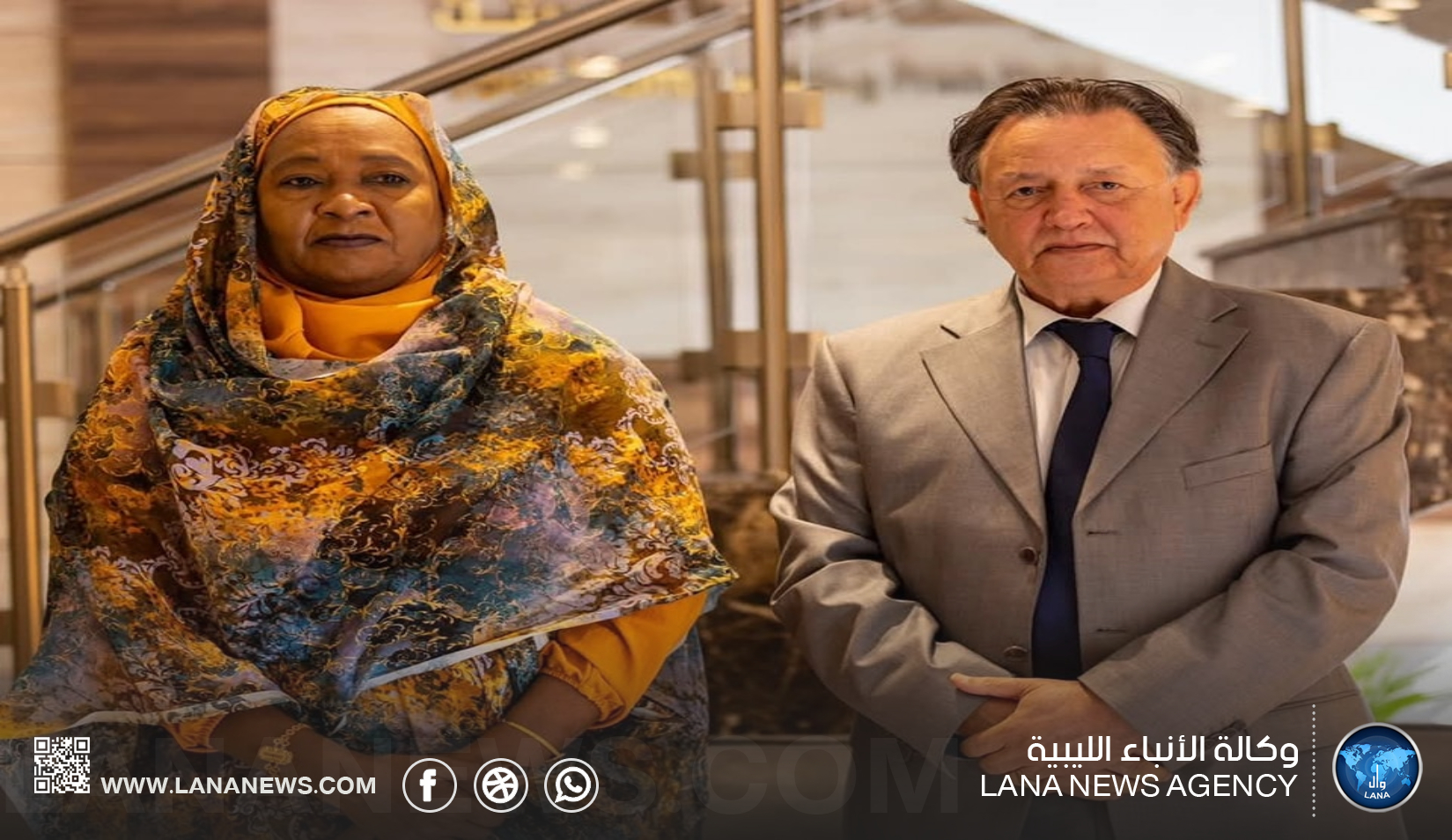 وزارة الرياضة بالحكومة الليبية تبحث تعزيز التعاون مع السودان