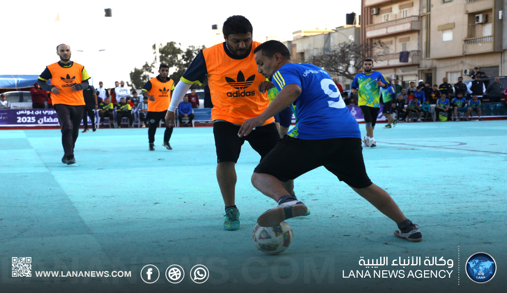 تفوق السلماني الغربي والكيش في دوري بن يونس الرمضاني لكرة القدم الخماسية