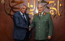 سيادة القائد العام يستقبل نائب رئيس وزراء حكومة الوحدة الوطنية حسين القطراني