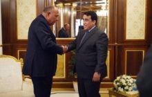 رئيس المجلس الرئاسي يستقبل وزير الخارجية المصري والوفد المرافق له