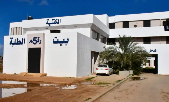 وكالة الأنباء الليبية تتابع أوضاع الطلبة ببيوت الإسكان الطلابي بجامعة بنغازي