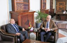 محافظ مصرف ليبيا المركزي يبحث مع السفير المصري عودة الشركات المصرية للعمل في ليبيا