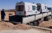 تسليم 14 سيارة إسعاف لمستشفيات ليبية مقدمة من إيطاليا
