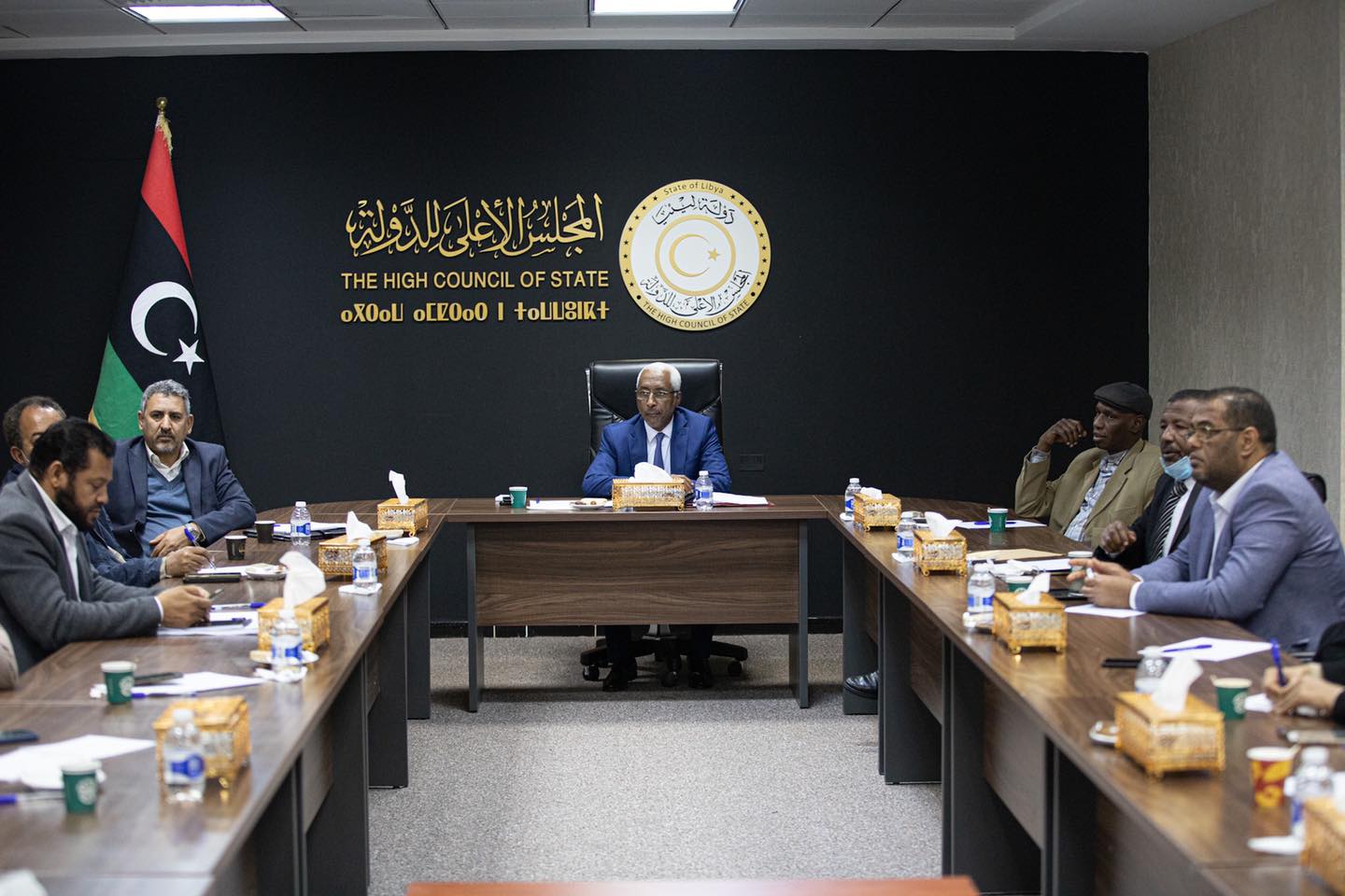 الأعلى للدولة يبحث مع النُخب السياسية في الجنوب إطلاق مبادرة لحل الأزمة الليبية الحالية