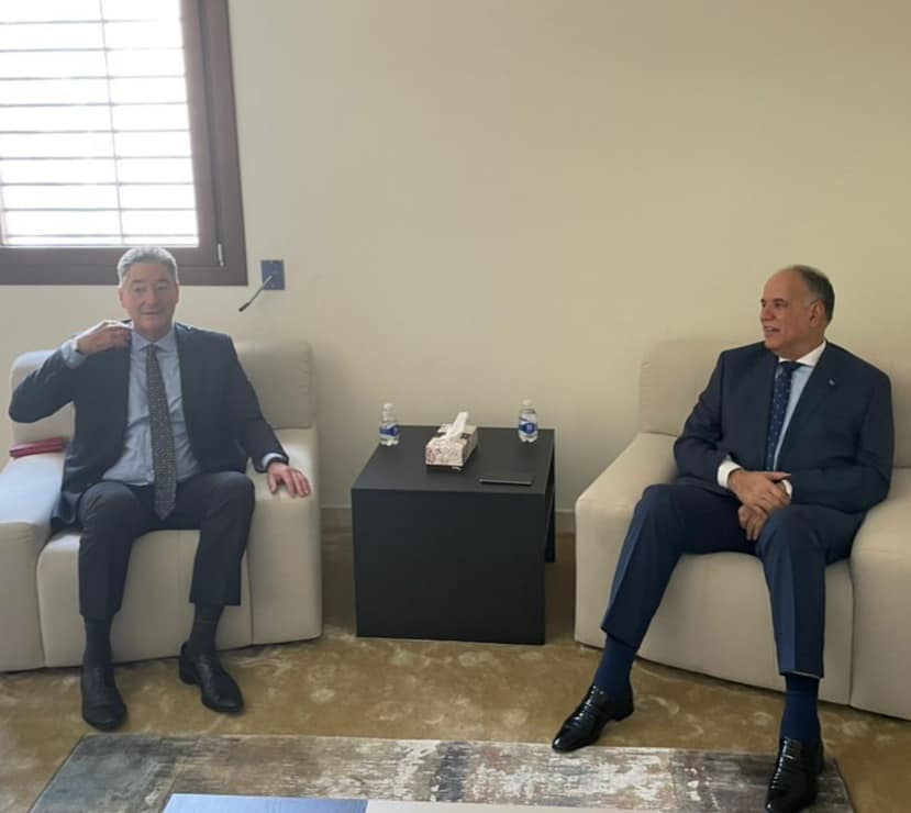 مستشار الأمن القومي الليبي يلتقي السفير الألماني لدى ليبيا