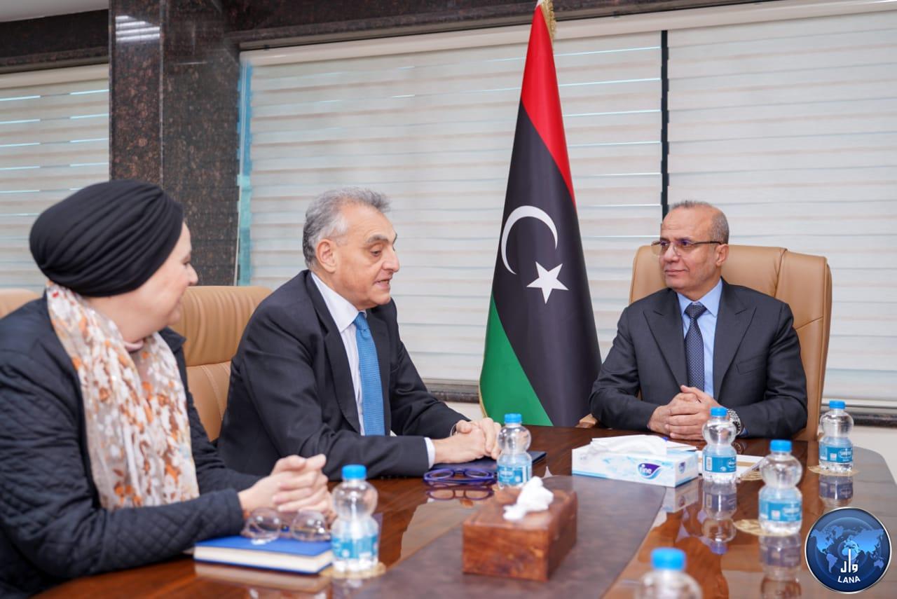 اللافي يستعرض مع السفير الإيطالي آخر تطورات المشهد السياسي الليبي