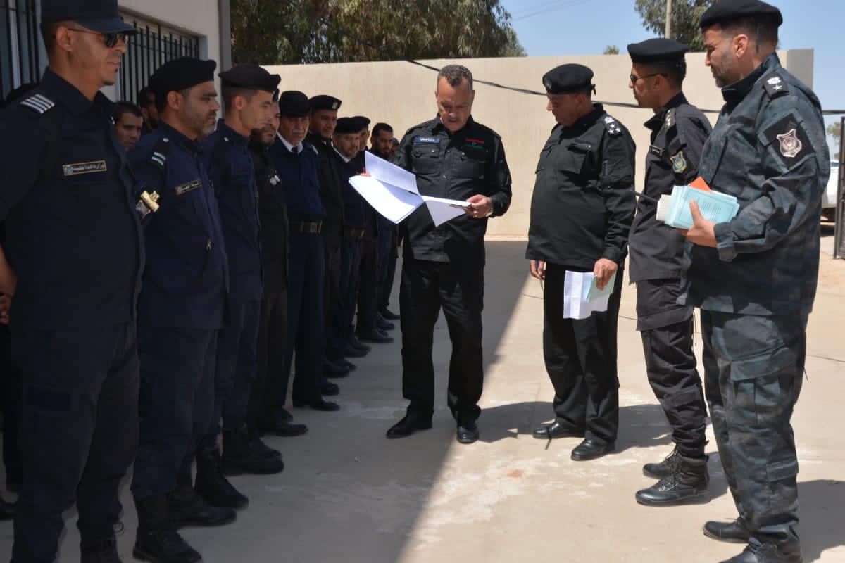 مدير أمن الجفارة يقوم بجولة تفتيشية لقسمي البحث الجنائي وشرطة النجدة