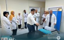 فريق طبي أردني يجري دورة في مجال العلاج الإشعاعي داخل مركز بنغازي للأورام