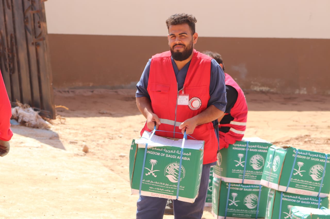 الهلال الأحمر ومركز الملك سلمان يختتمان برنامج الاستجابة الإنسانية لكارثة درنة