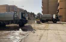 مواطني عمارات الضواحي بتاجوراء يناشدون رفع معاناتهم بسبب مياه الصرف الصحي