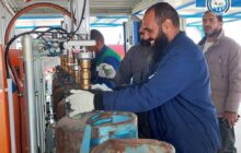 الإعلان عن نجاح عملية اختبار وتشغيل منظومة تعبئة أسطوانات الغاز في مدينة أجدابيا