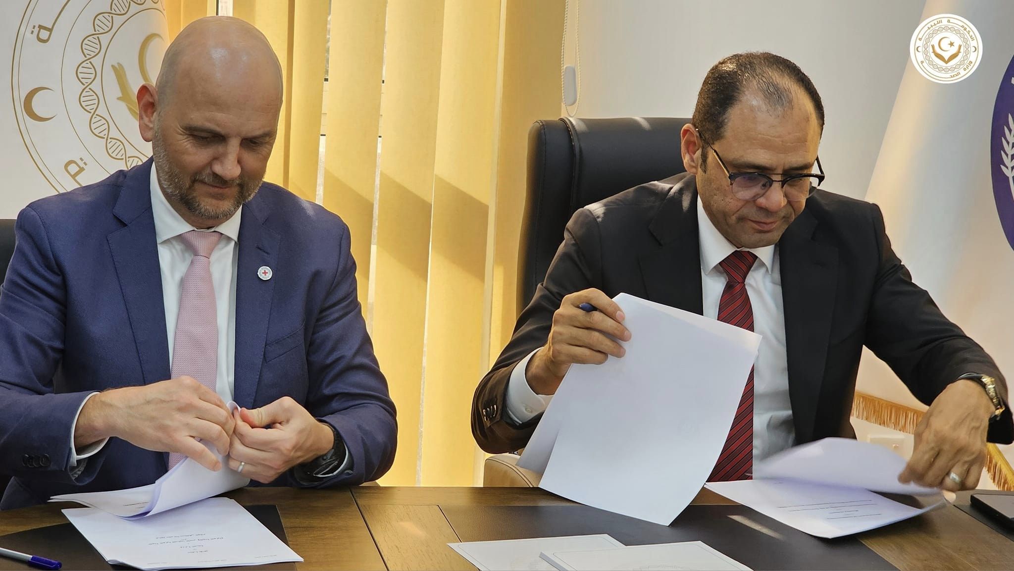 توقيع اتفاق لصيانة وتطوير ثلاجة حفظ الموتى في مستشفى الجلاء ببنغازي