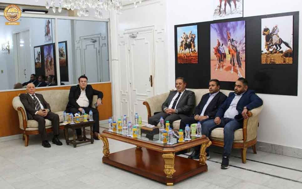 لجنة متابعة الأجهزة الرقابية بمجلس النواب تزور السفارة الليبية بالقاهرة