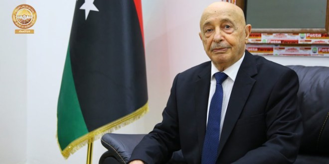 عقيلة صالح: الانتخابات هي الحل الوحيد للأزمة وليبيا لن تشهد حروب مرة أخرى