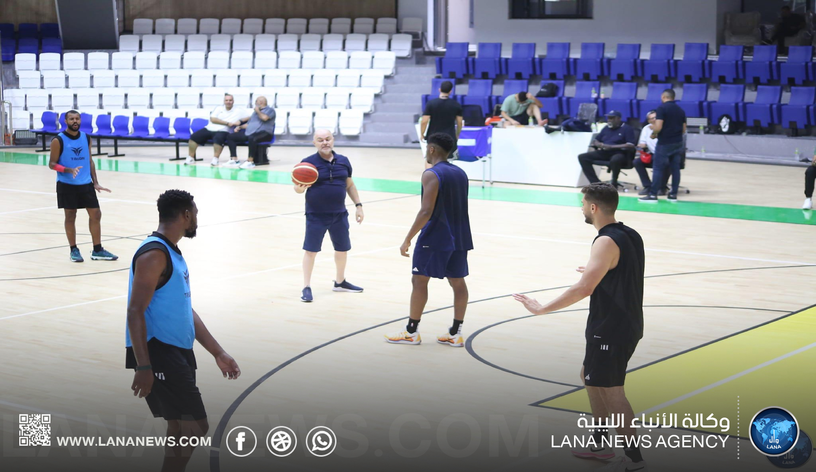 المنتخب الوطني لكرة السلة يستعد لخوض مباراة ودية مع نظيره الفلسطيني