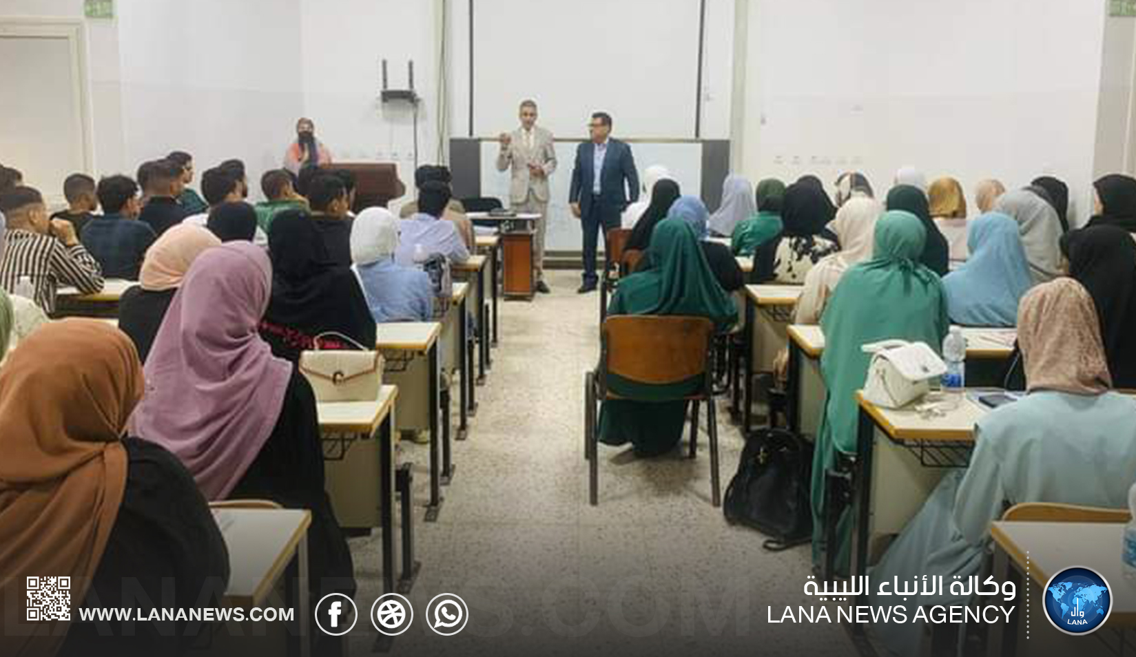 رئيس جامعة سرت يتفقد انطلاق الدراسة في كلية الطب البشري