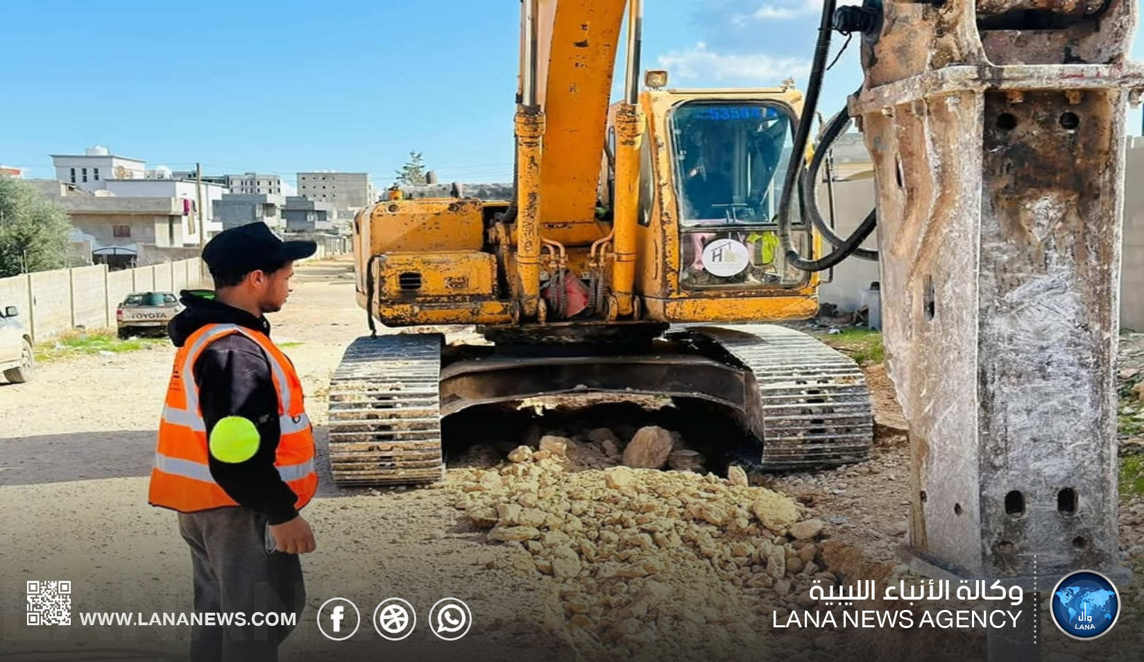 وزارة الكهرباء تبدأ مشروع تحسين التيار الكهربائي في حي البيذو بطبرق