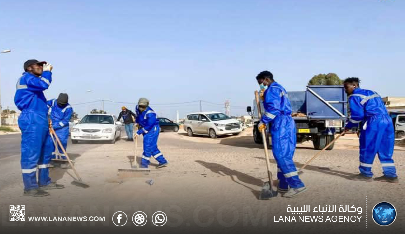 حملة نظافة واسعة في بلدية هراوة شرق سرت