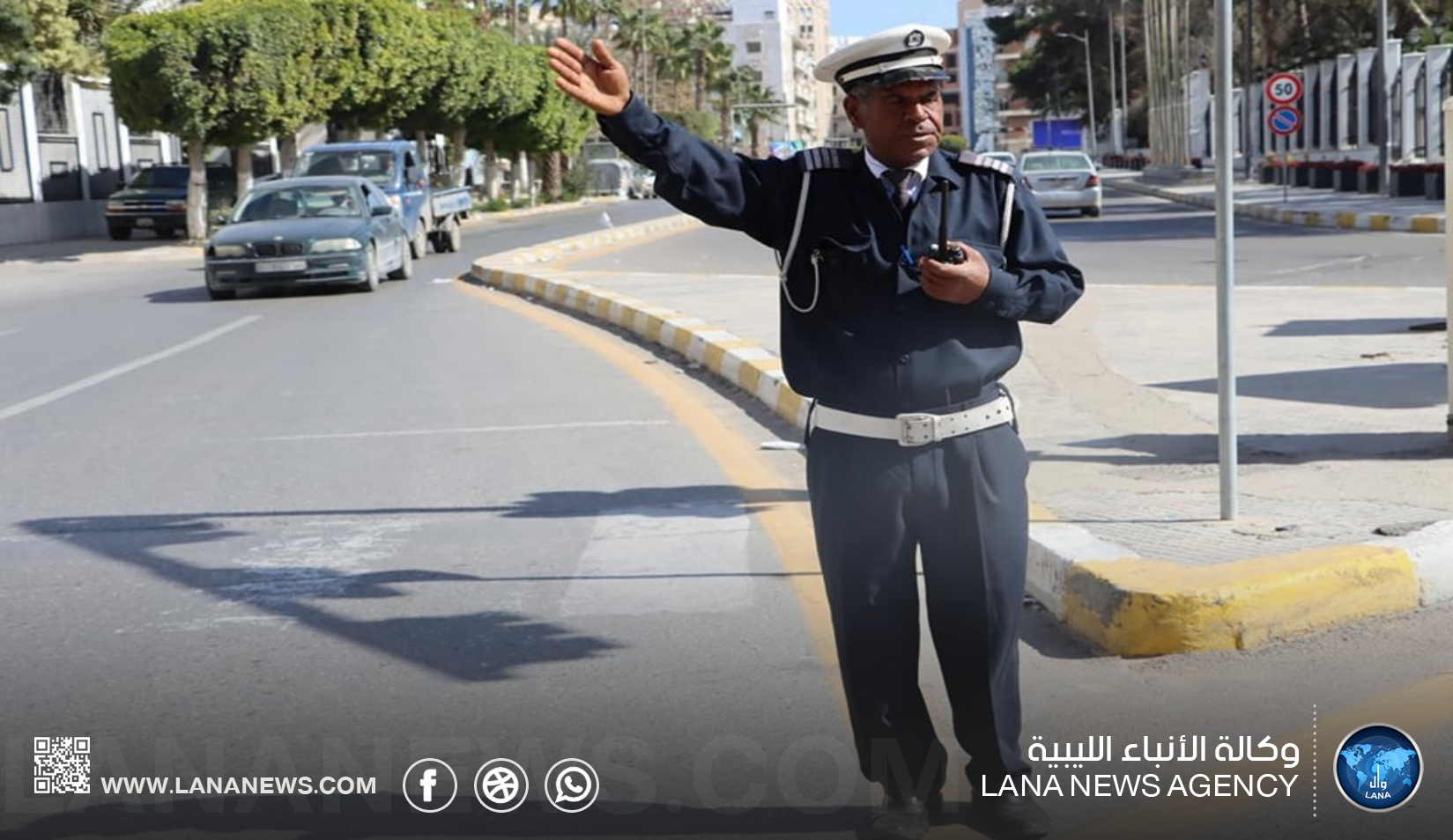 أمن طرابلس تُواصل تنظيم الحركة المرورية وتقديم الخدمة خلال أول أيام رمضان